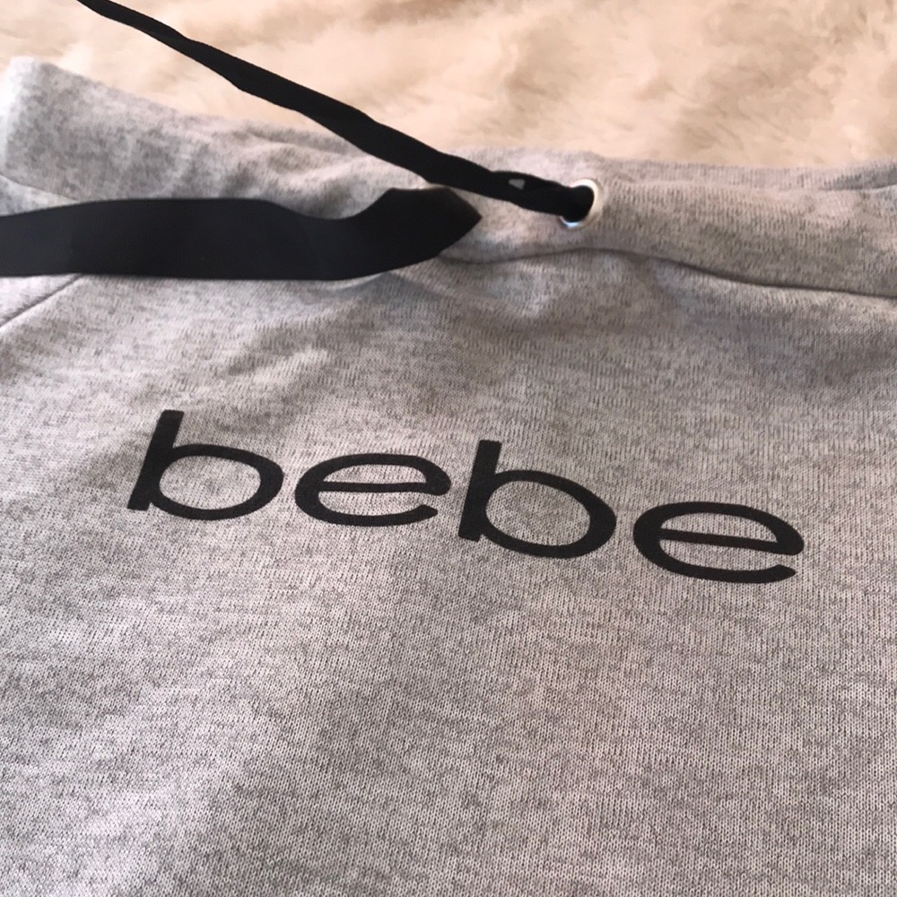 Bebe Shoulder less sweater!